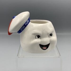 2019 Stay Puft Marshmallow Man Head Planter Figurine Pencil Holder Ghost Busters
